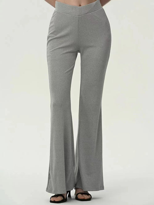 High Waist Flare Leg Pants